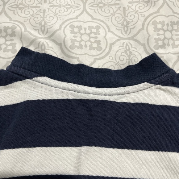 AYR ‘The Early Mornings’ Blue and White Striped Long Sleeve Size Small Nautical - Picture 7 of 7